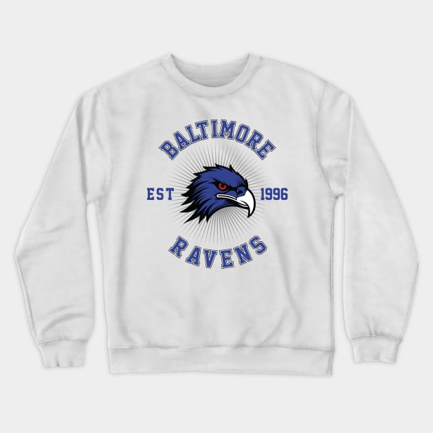 Ravens - BLTM Vintage Crewneck Sweatshirt by Cemploex_Art